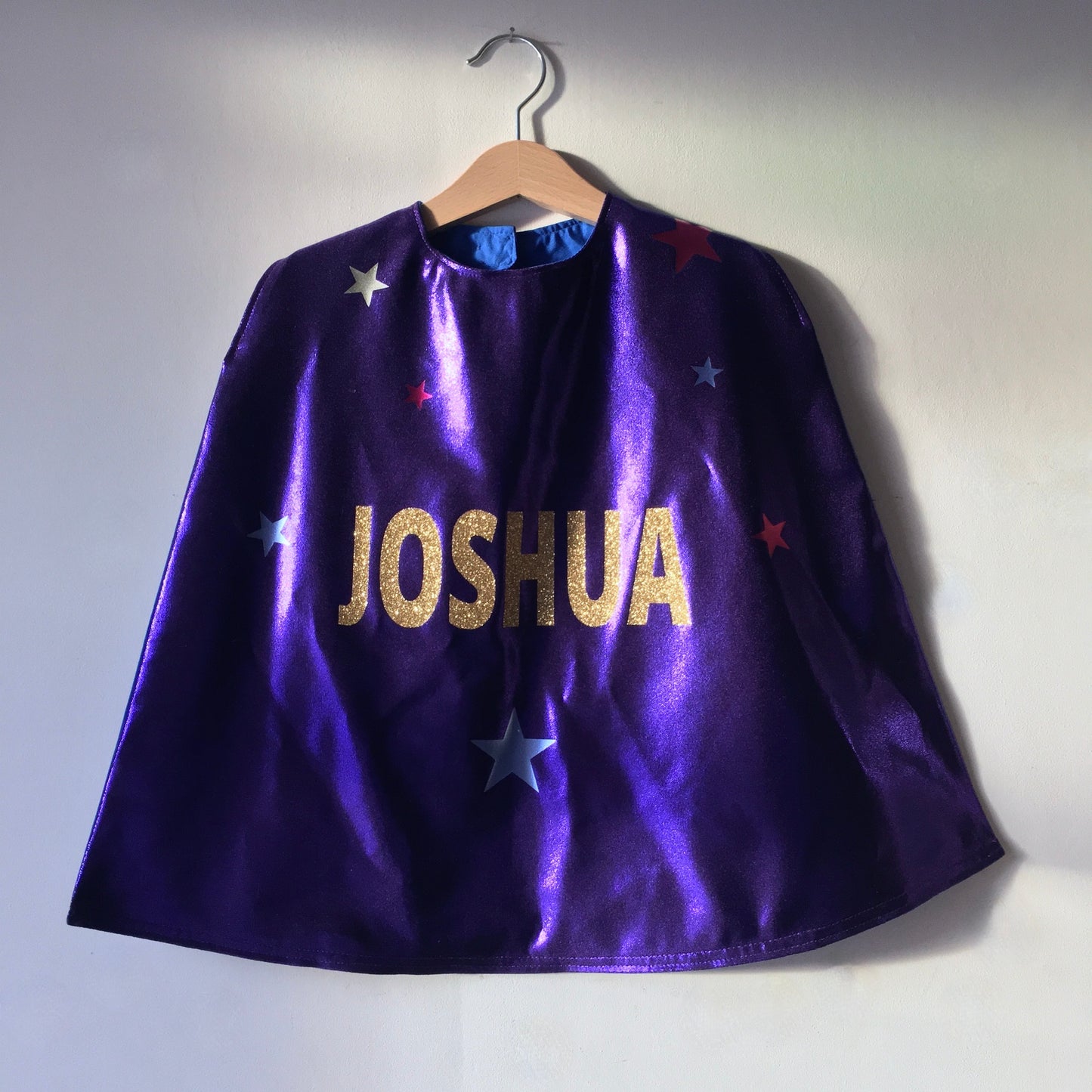 personalised Purple, star cluster superhero cape by For Just ONE Day