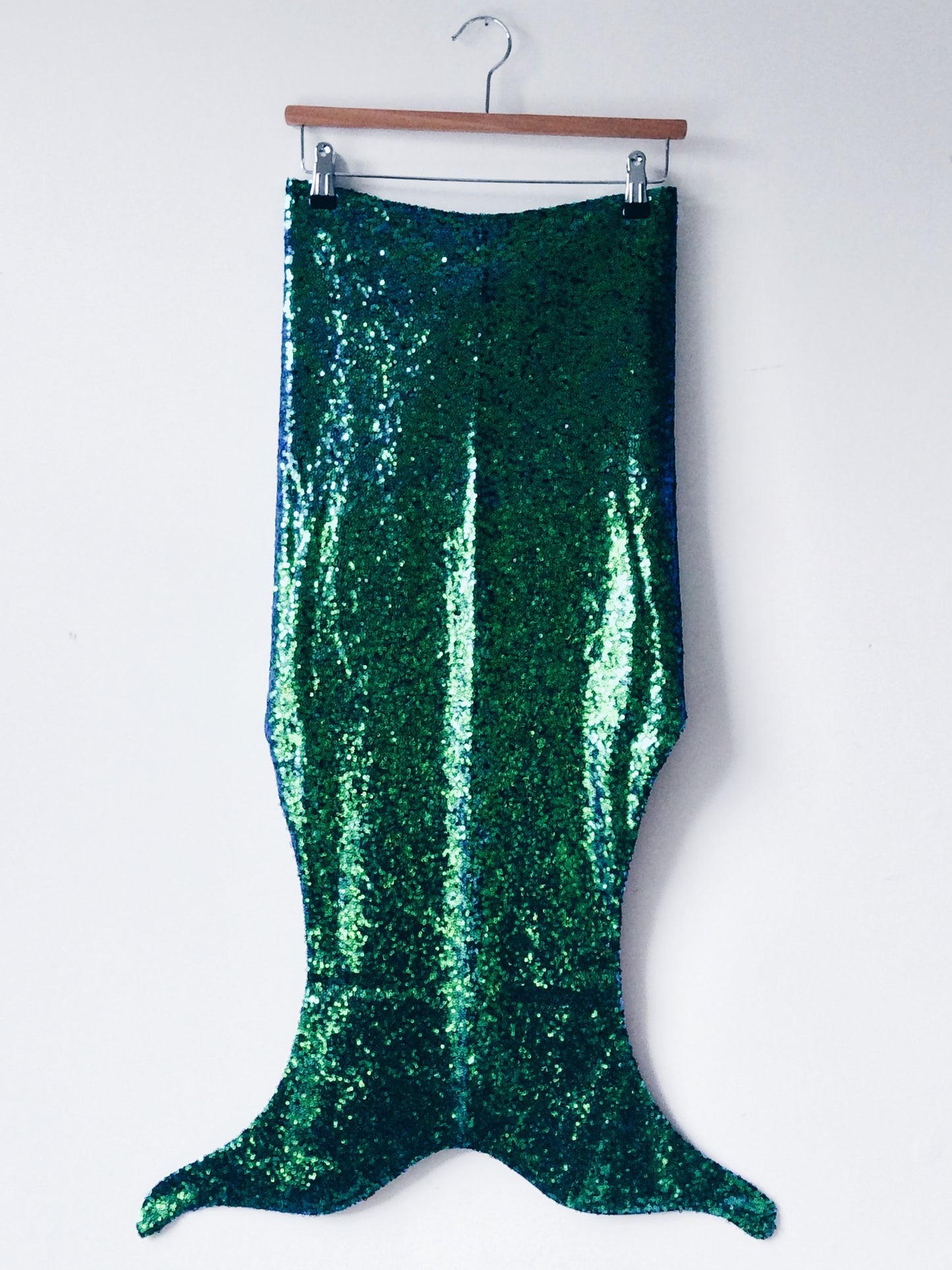 back view of sequin mermaid tail by For Just ONE Day