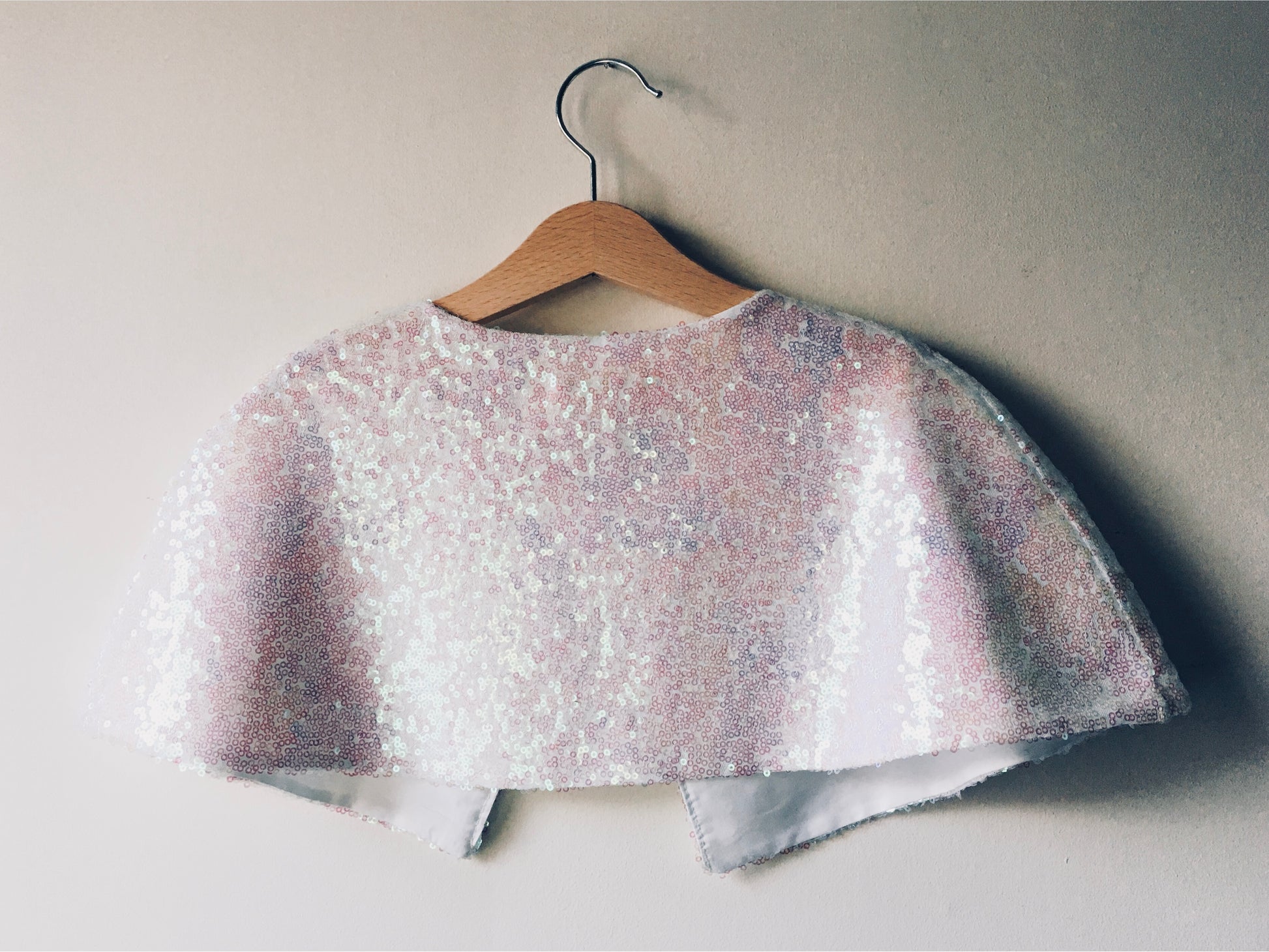 Pearl sequin cape by For Just ONE Day