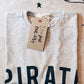 folded grey marl pirate t-shirt by For Just ONE Day