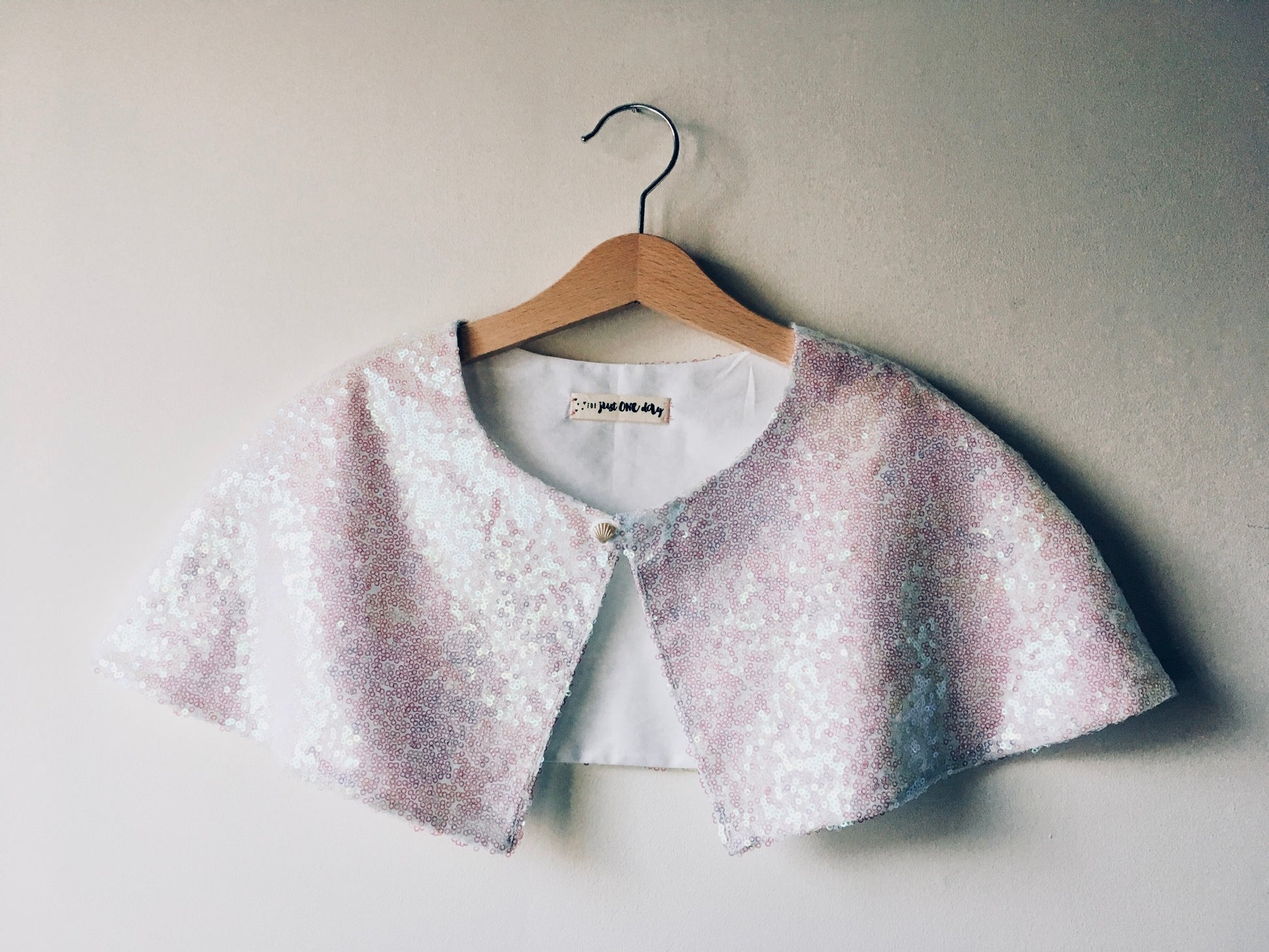 Pearl Sequin cape by For Just ONE Day