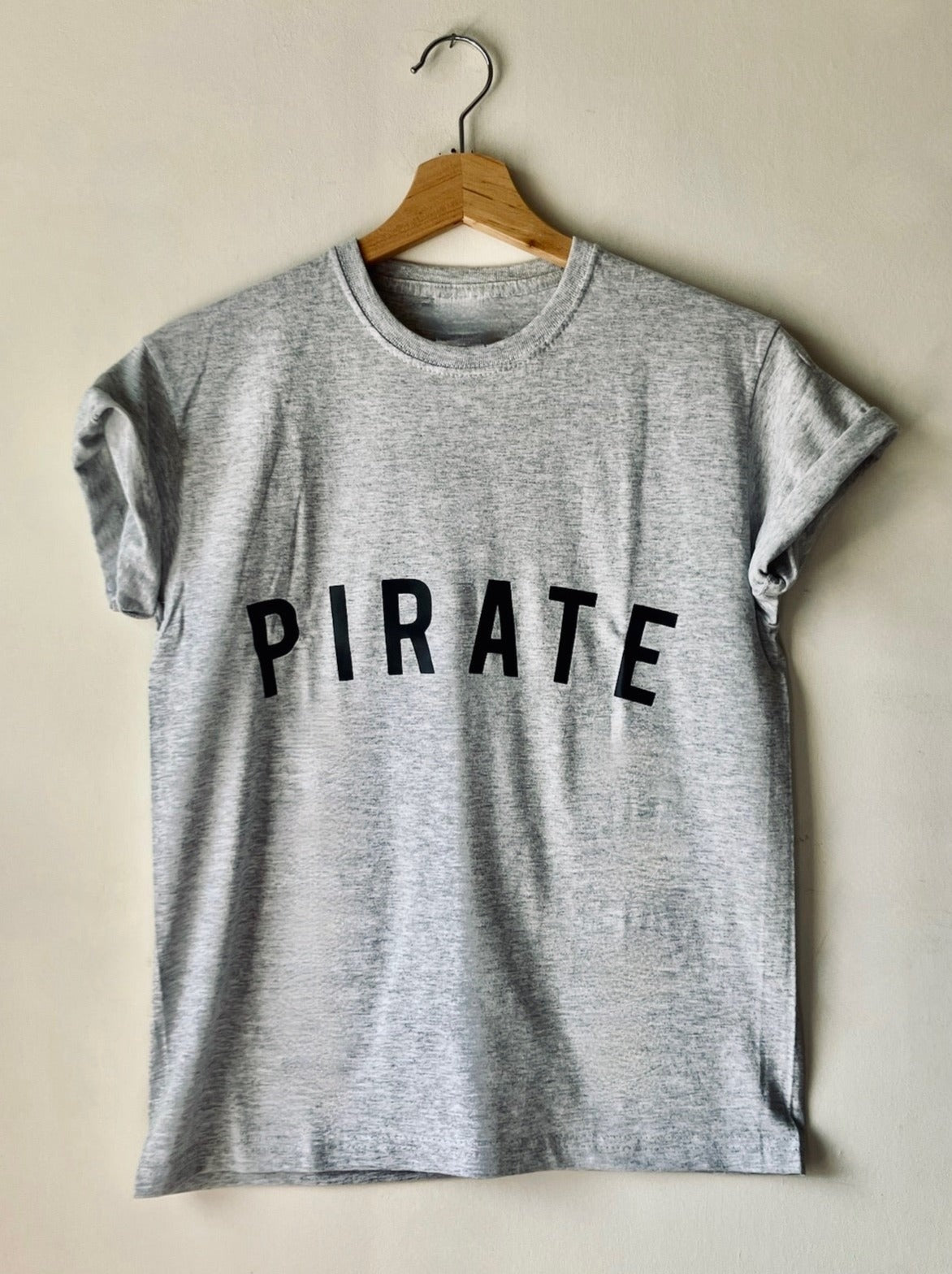 Childs grey marl pirate t-shirt by For Just ONE Day