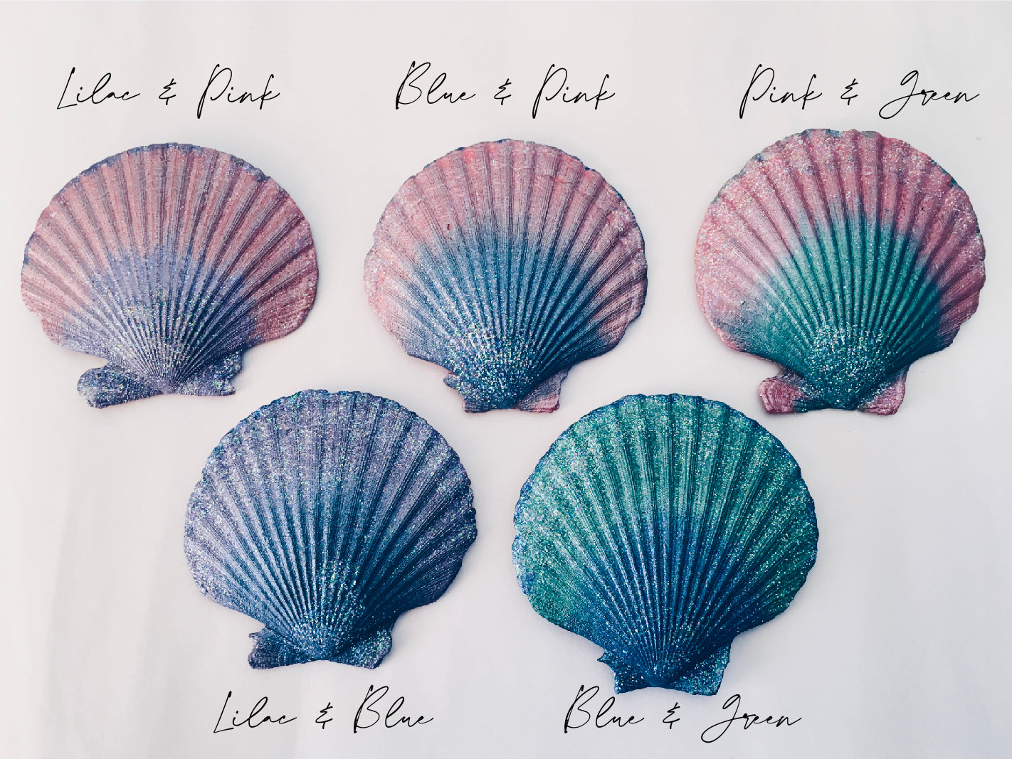 For Just One Day Mermaid shell colours