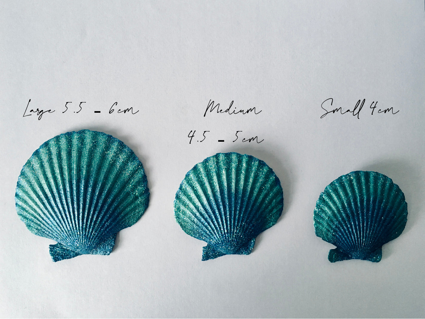 For Just One Day Mermaid shell sizes